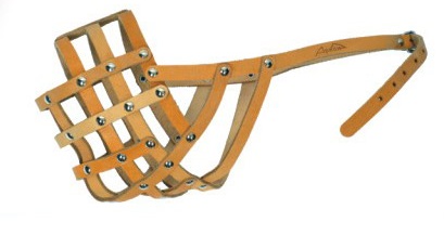 leather muzzle for neapolitan mastiff